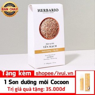 Mặt nạ bột yến mạch herbario 100g