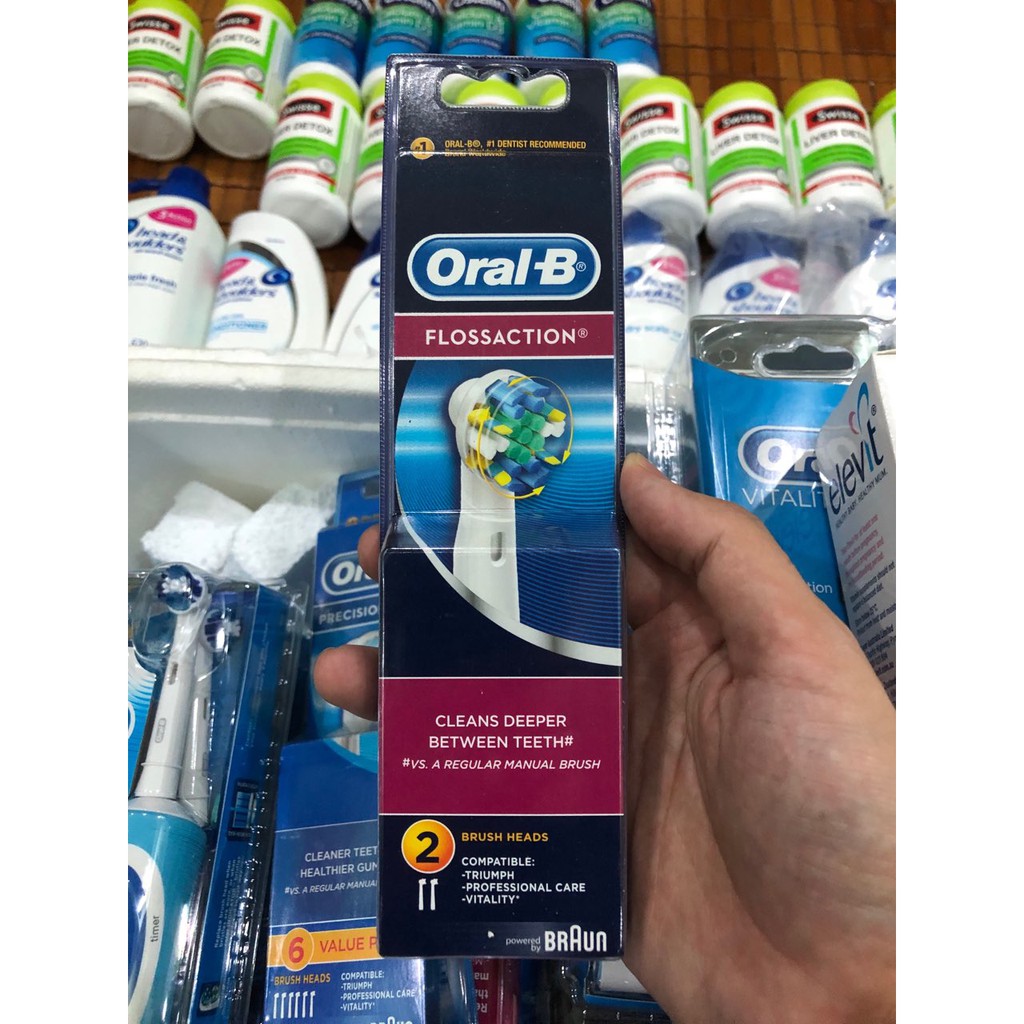 ĐẦU THAY THẾ bàn chải đánh răng điện Oral-B Vitality Plus chính hãng từ Úc