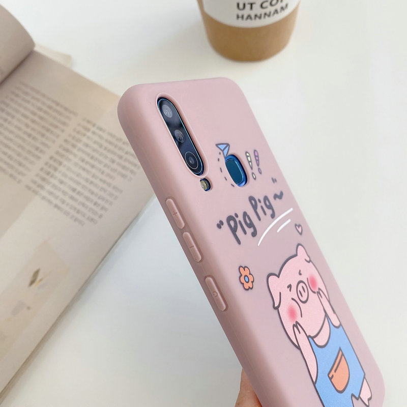 ST|【COD&Ready Stock】Couple Pig Case For OPPO Reno 3 A93 A94 A15 A15S A54 A53 A33 2020 A52 A92 A31 A91 A5 A9 2020 A3s A5s A7 A12 A11K A12e A39 A57 A83 F1s F1 F5 Youth F9 Pro F11 K3 Realme C1