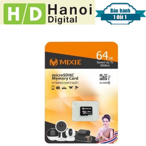 THẺ NHỚ MIXIE Micro SD Mixie 32GB/64GB/128Gb Class 10 Chuyên dụng cho Camera IP - Bảo Hành 3 năm