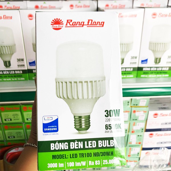 Bóng đèn led Rạng Đông 20w 30w 40W trụ