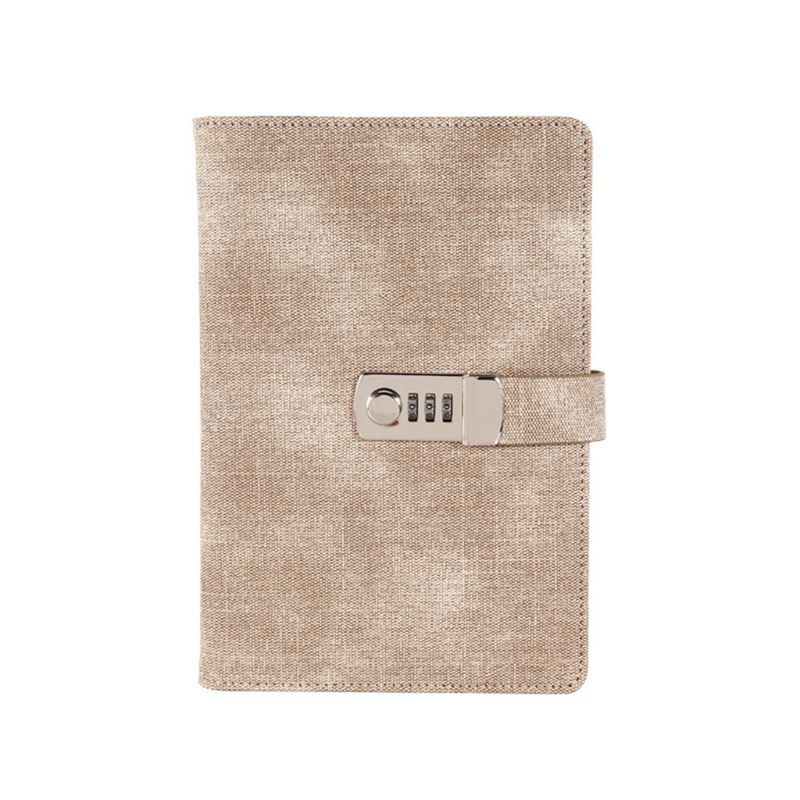 Sổ tay ghi chú cỡ A5 có khóa mật khẩu tiện dụng tùy chọn màu sắc