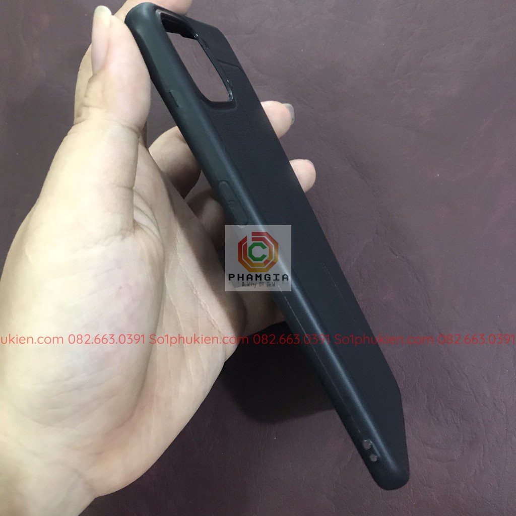Ốp lưng Oppo A73 (4g) dẻo đen giả da auto focus