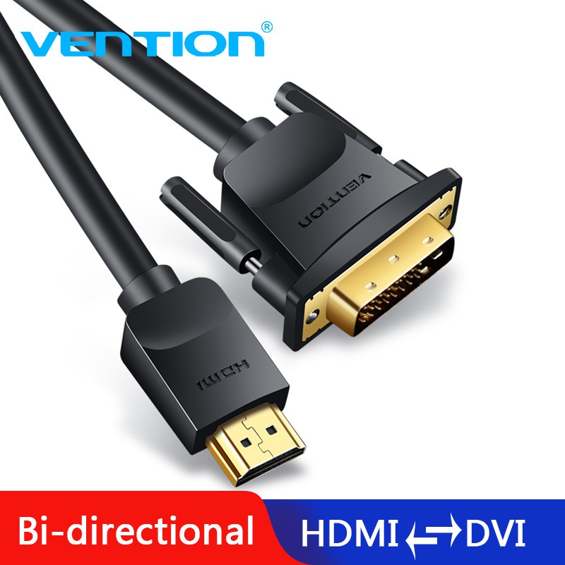 Dây Cáp Chuyển Đổi Hdmi Sang Dvi-D 24 + 1 Male Sang Male,Spport 1080p Cho Raspberry Pi Laptop