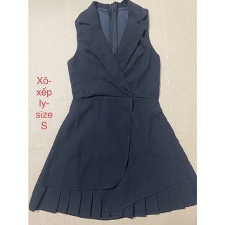 Đầm sát nách cổ vest Eo 62-64