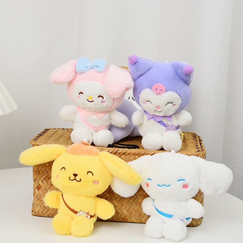 Móc Khóa Hình Thú Nhồi Bông Sanrio Dễ Thương