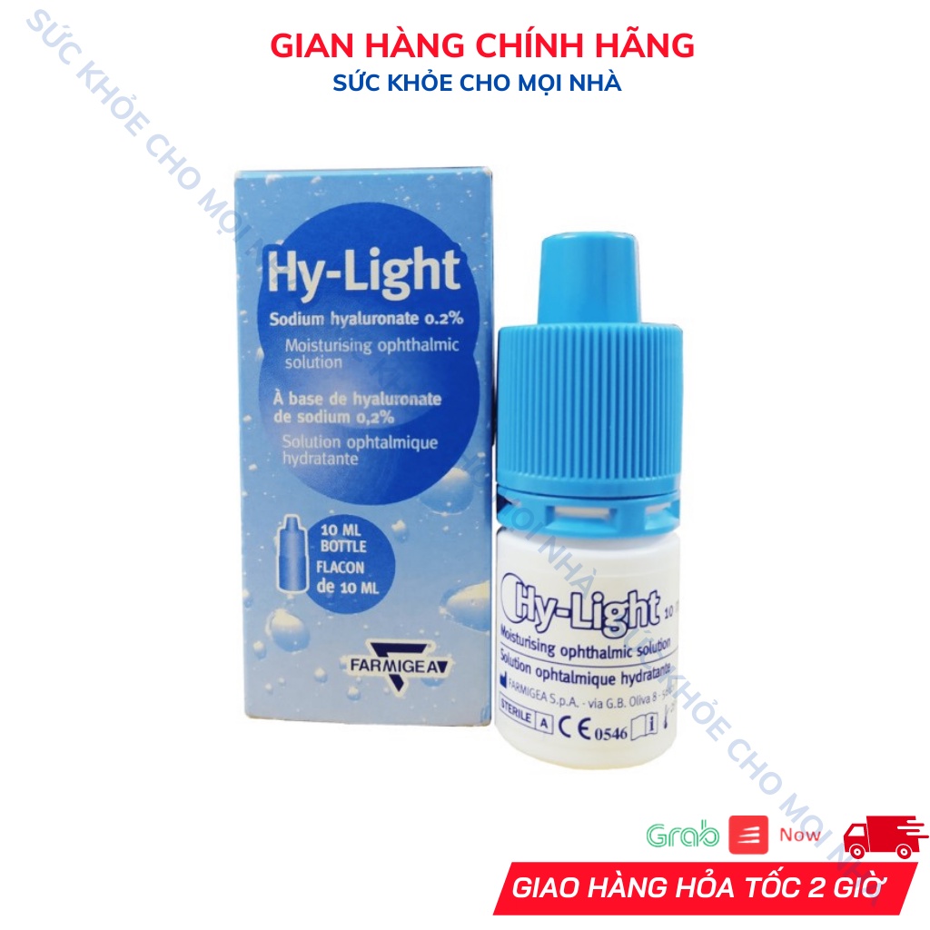 Nước Mắt Nhân Tạo Hy-Light Giữ Ẩm Và Bảo Vệ Mắt.Lọ 10ml. Suckhoechomoinha