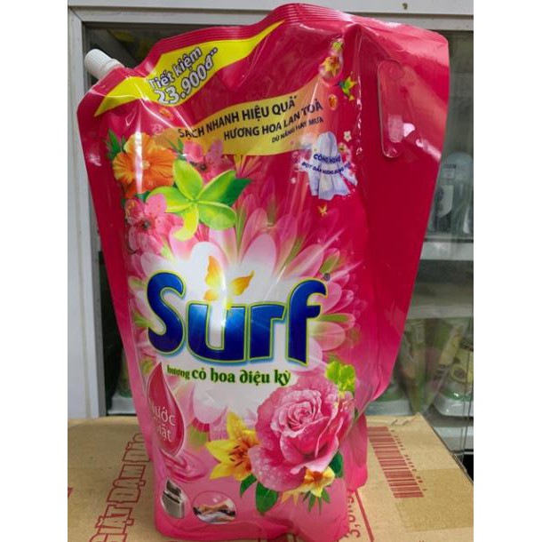 Túi Nước Giặt Surf Hương hoa cỏ diệu kỳ 3,5kg