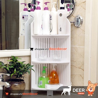 Kệ góc để đồ dùng phòng tắm cao 60cm - deer decor