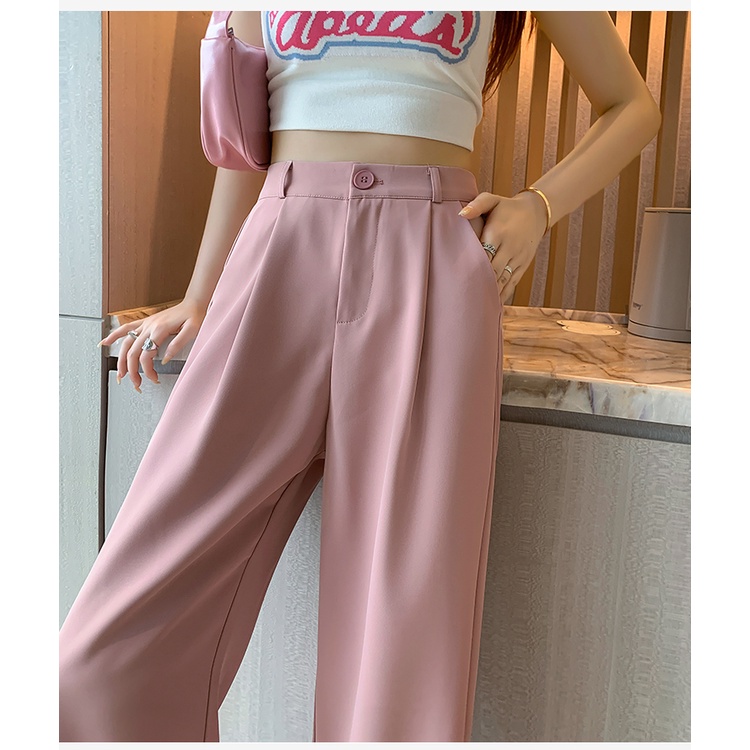 Quần short Ống Rộng Màu Hồng Thời Trang Cho Nữ