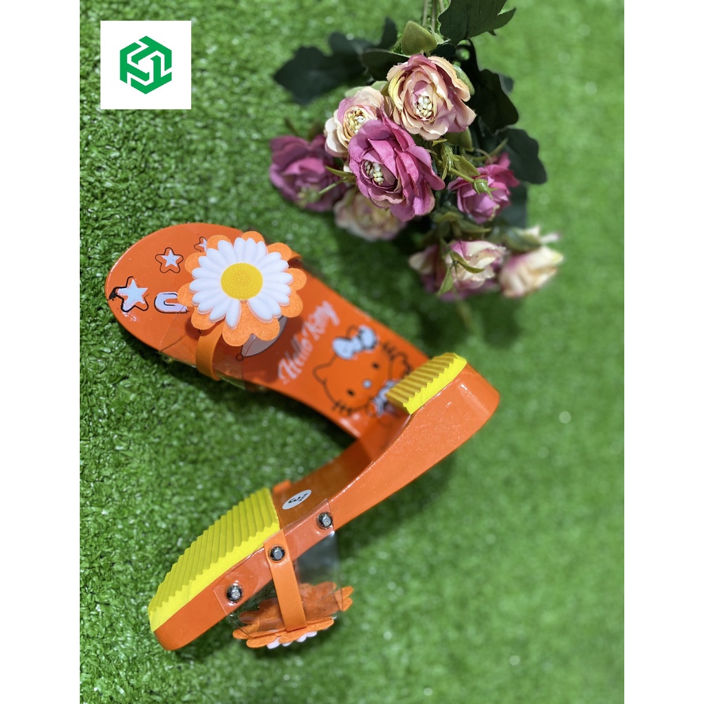 GUỐC GỖ CHO BÉ TỪ 18 THÁNG - 6 TUỔI màu CAM giá 65.000đ - 70.000đ, quai giao đúng màu, họa tiết quai giao ngẫu nhiên