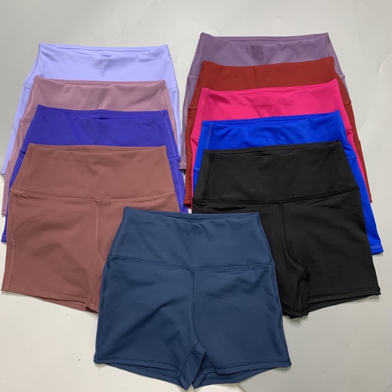 Quần Shorts Tập Gym Nữ Lưng Cao Ôm Body QST