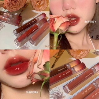 [Hàng mới về] Son Môi OULESONG® Màu Nude Bóng Mượt Mà Chống Thấm Nước