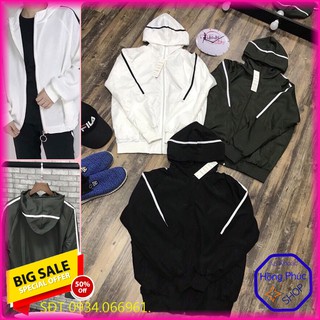 [giá sale] áo khoác dù m108 [1 line nhỏ - có form rộng xl] (hồng phúc)