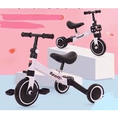 Xe Chòi Chân, Thăng Bằng Có Bàn Đạp 3in1 , đạp 3 in 1,xe chòi 3 in 1 happy Dành Bé Từ 1 Đến 5. Tặng Chuông Tuổi