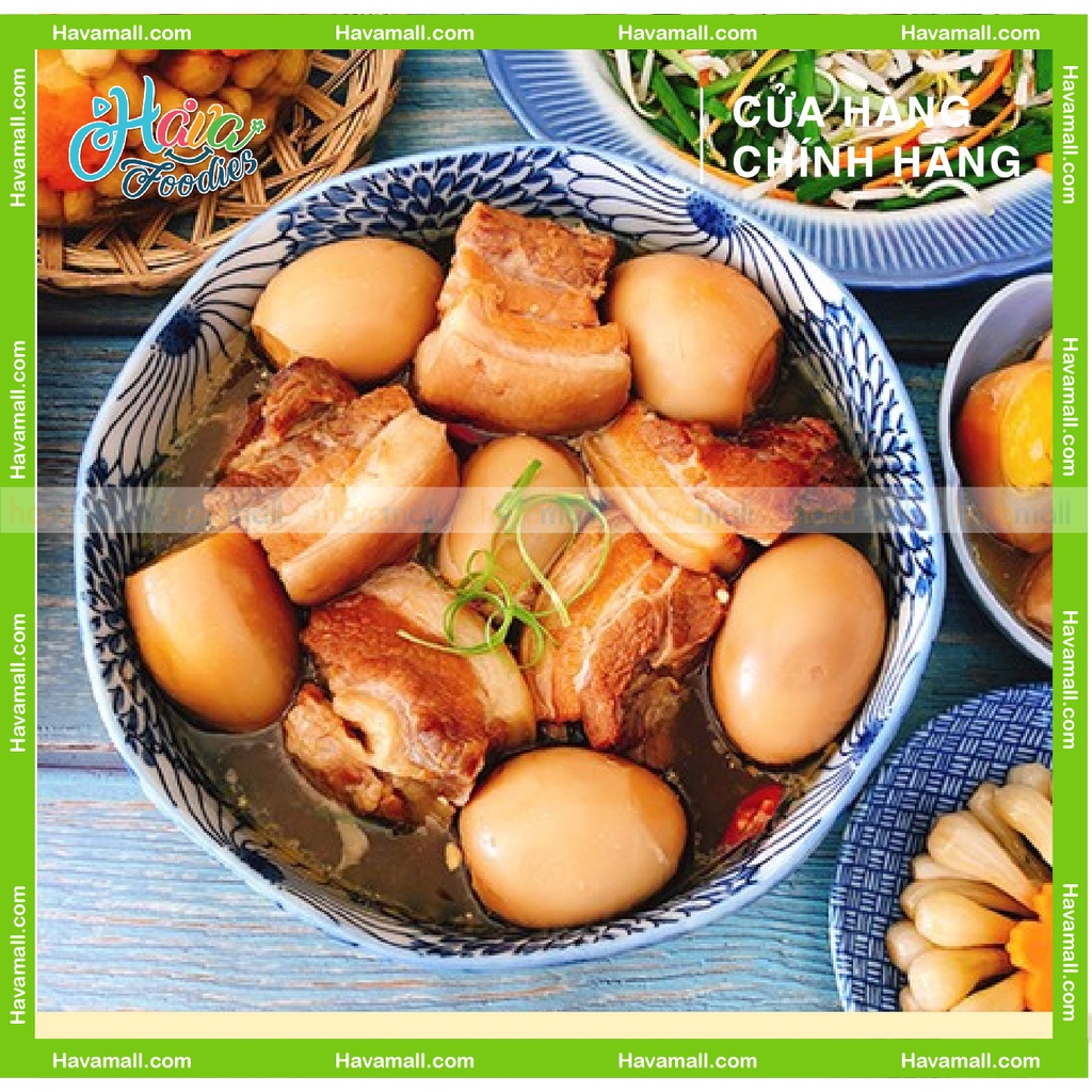[HÀNG CHÍNH HÃNG] Viên Gia Vị Thịt Kho Tàu Ông Chà Và (6 Viên) 126gr
