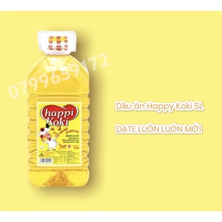Dầu ăn happy koki 5lit - Date luôn mới TÂN PHÚ