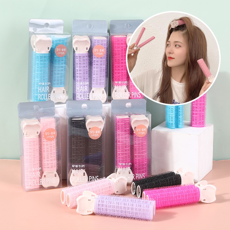 Dụng cụ làm phồng chân tóc/tạo kiểu tóc xoăn màu kẹo ngọt tái sử dụng tiện lợi