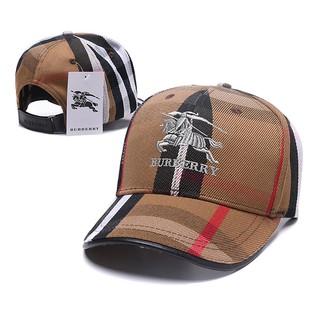 Burberry Hat Check Mũ Peak Cap Sun Hat Baseball Cap