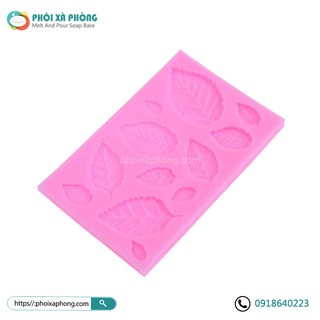 Khuôn Silicon Trang Trí Hình Chiếc Lá Mini