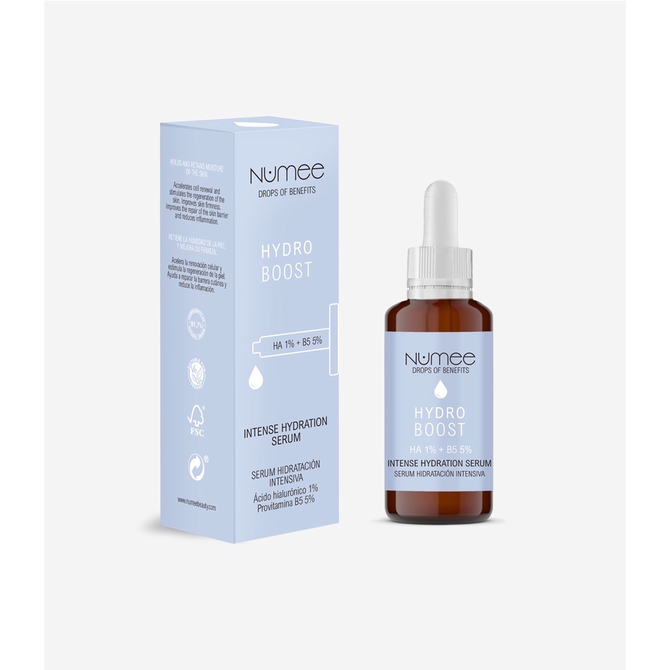 Tinh chất Numee dưỡng ẩm sâu, tái sinh da Hyaluronic, B5 5% 30ML