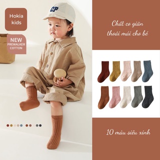 Tất cao cổ cho bé Hokiha, tất len gân cực xinh cho bé yêu