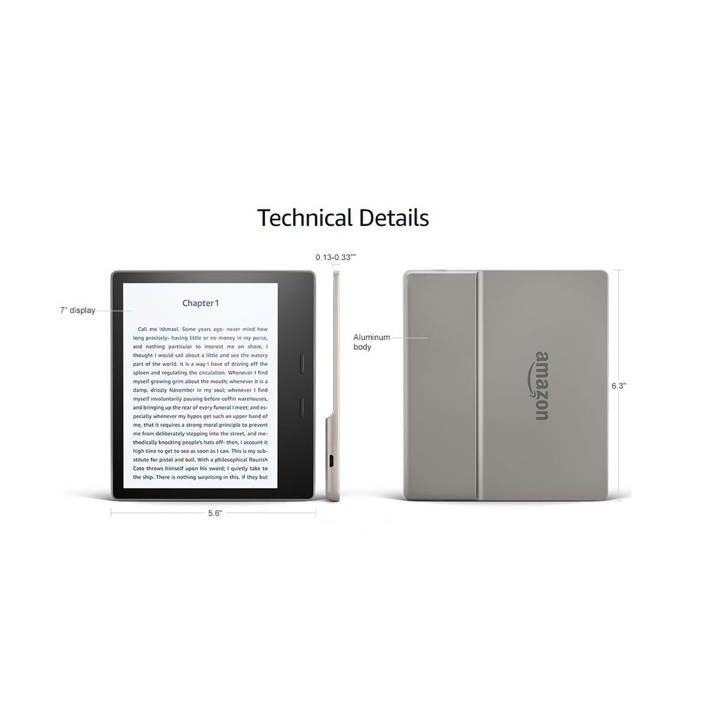 Máy đọc sách Kindle Oasis 2 - gen 9th - chính hãng Amazon - new 100% - chống nước | BigBuy360 - bigbuy360.vn