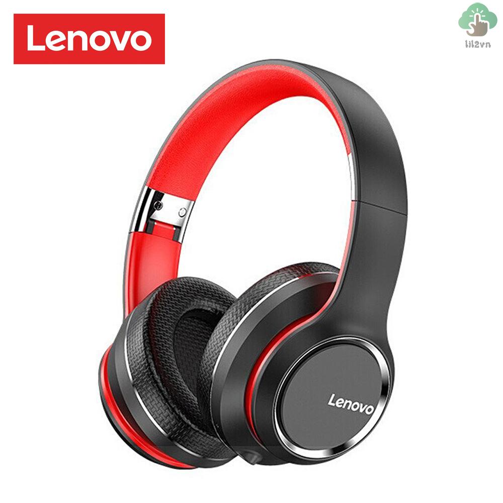 LENOVO Tai nghe thể thao không dây Bluetooth 5.0 3.5mm AUX IN MP3 HD200 có thể gấp gọn