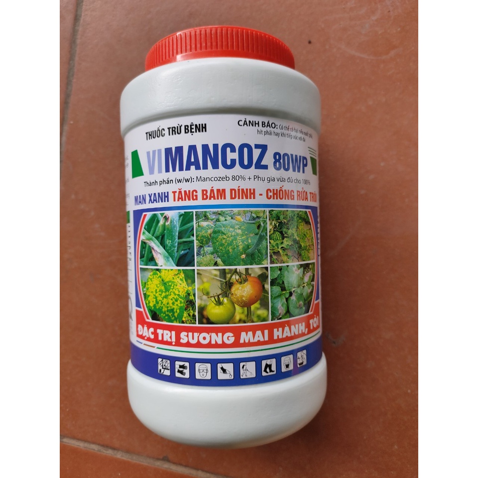Vimancoz 80WP  đặc trị nấm bệnh phổ rộng, thán thư, ghẻ sẹo, thối nhũn...