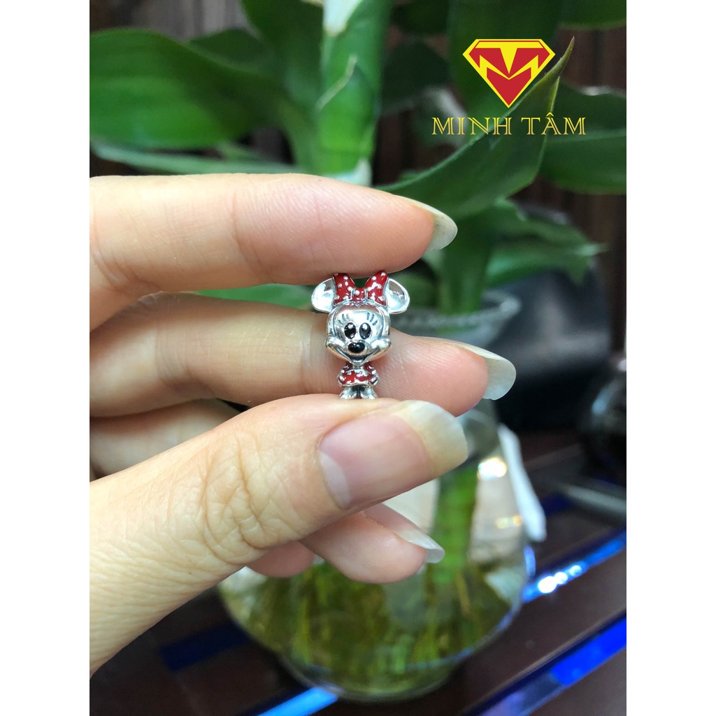 Charm chuột mickey bạc Thái S925-Minh Tâm Jewelry
