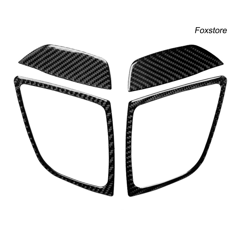 Bộ 4 Miếng Dán Trang Trí Lỗ Thông Gió Trái / Phải Cho Xe Hơi Mazda 3 Axela