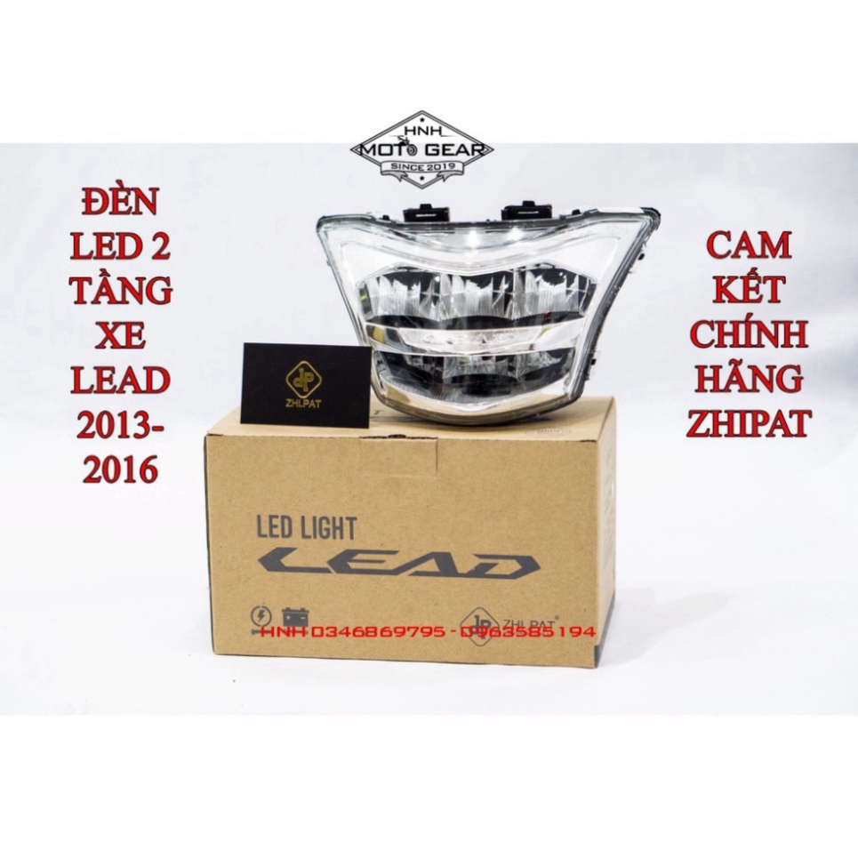 Đèn Pha Led Cho Honda Lead 2013 - 2016 Chính Hãng Zhipat