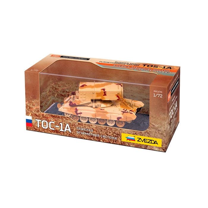 Mô hình quân sự Xe phóng TOS-1A 1/72 Zvezda
