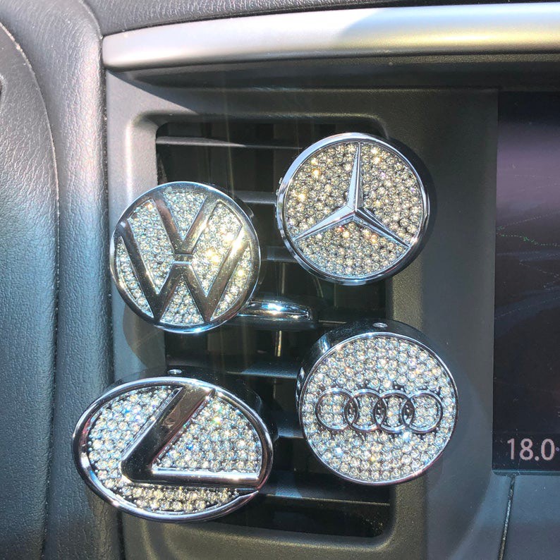 Nước hoa cài cửa gió gắn đá thương hiệu logo xe hơi ô tô sang trọng | BigBuy360 - bigbuy360.vn