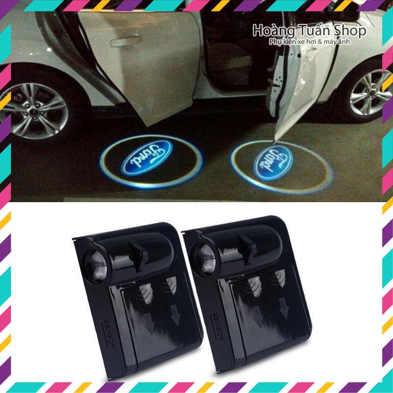 Bộ 2 đèn cảnh báo va chạm mở cửa ô tô chiếu logo thương hiệu xe hơi siêu độc