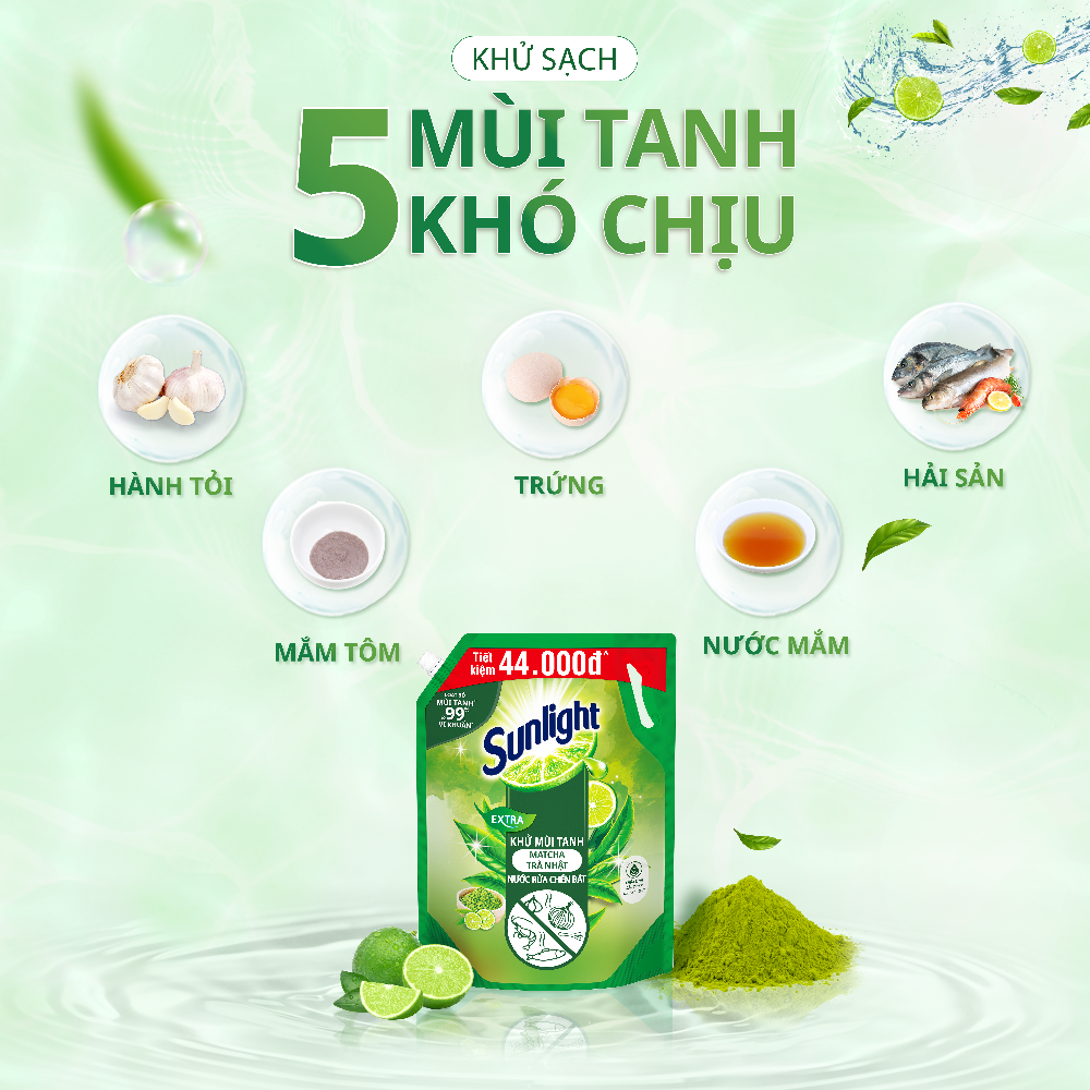 Nước Rửa Chén Bát Sunlight Thiên Nhiên Các Loại Chai 3.6KG