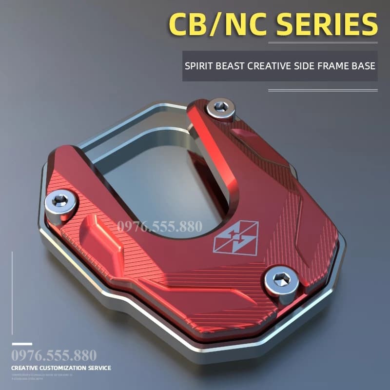 Bọc Chân Chống CNC Spirit Beast L16 Cho Honda CB150R,CB400, SH350i, CBR650F,CB650F