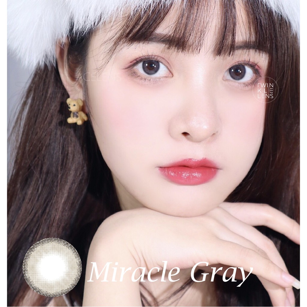 (Sale 50%- Giá 1 chiếc-K khay)Kính áp tròng/Lens Miracle Gray