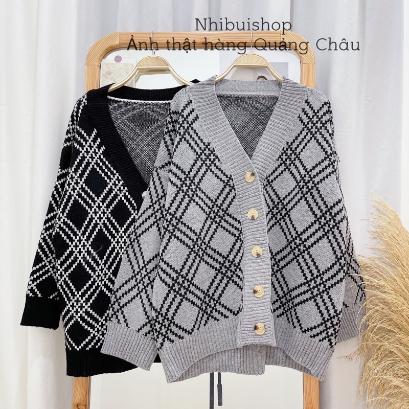 ÁO CADIGAN HỌA TIẾT THOI | BigBuy360 - bigbuy360.vn