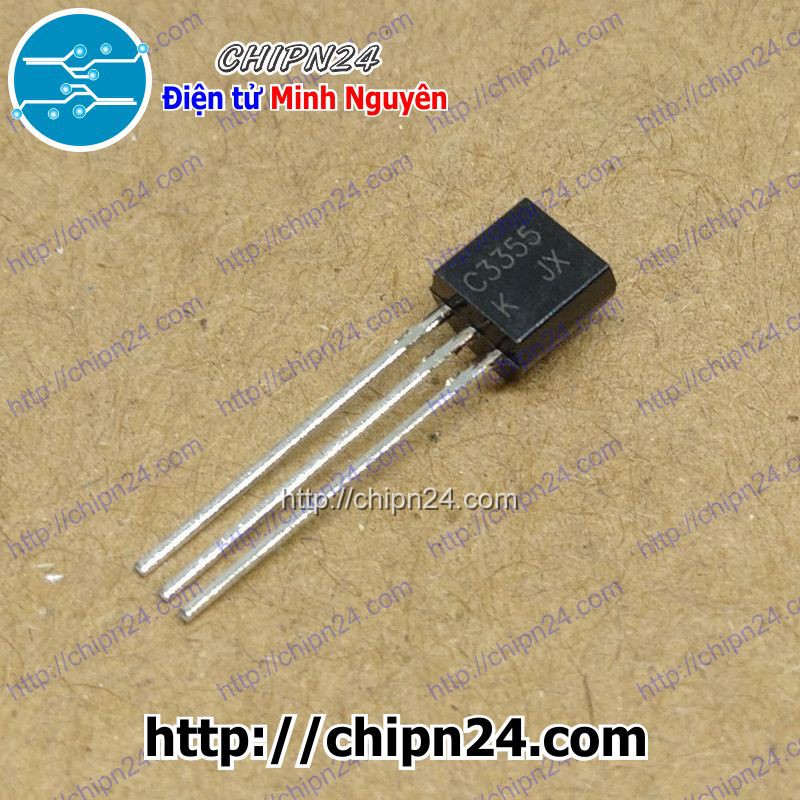 [10 CON] Transistor C3355 TO-92 NPN 0.1A 20V (Transistor RF) (2SC3355 3355)