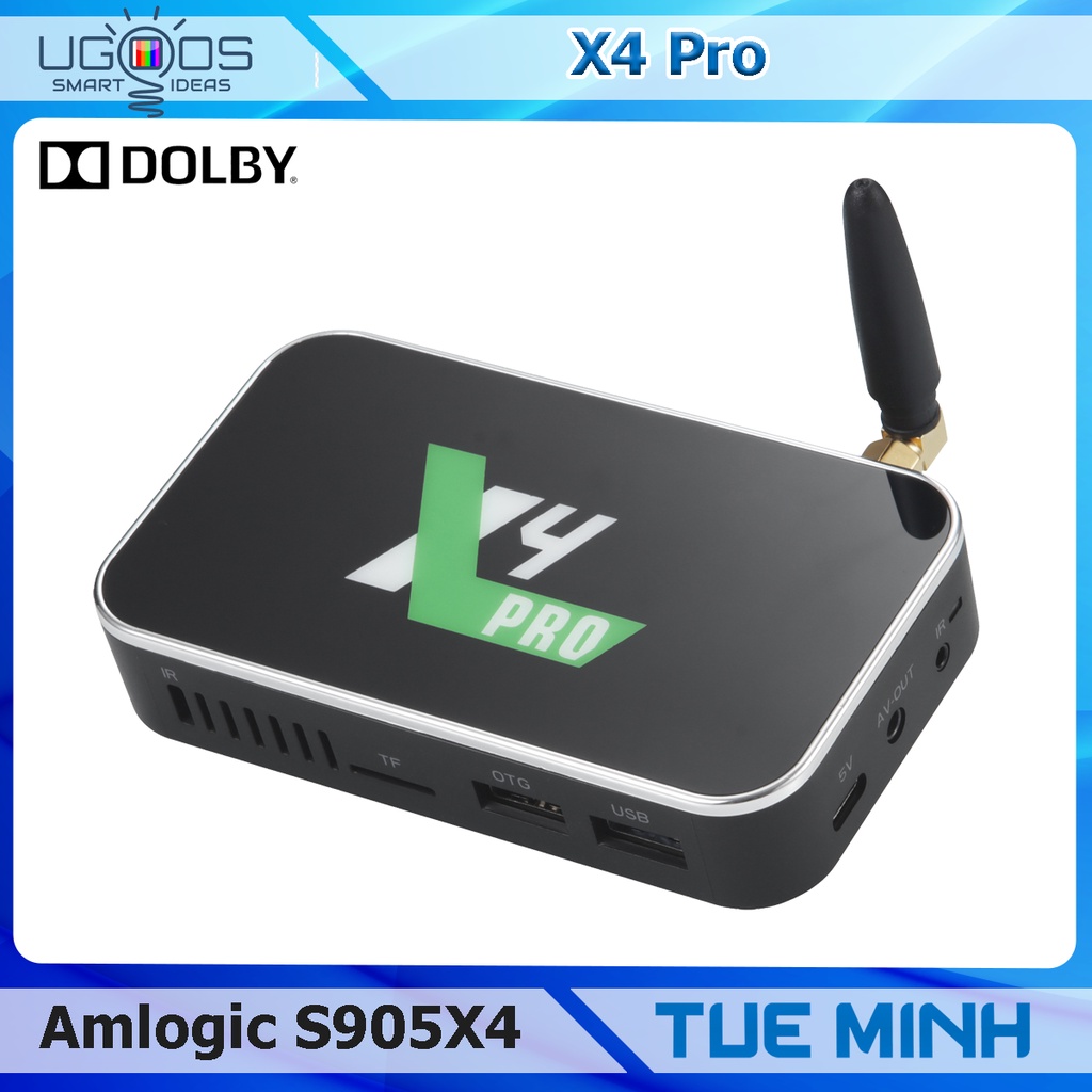 Android TV Box Ugoos X4 Pro - Android 11, Amlogic S905X4