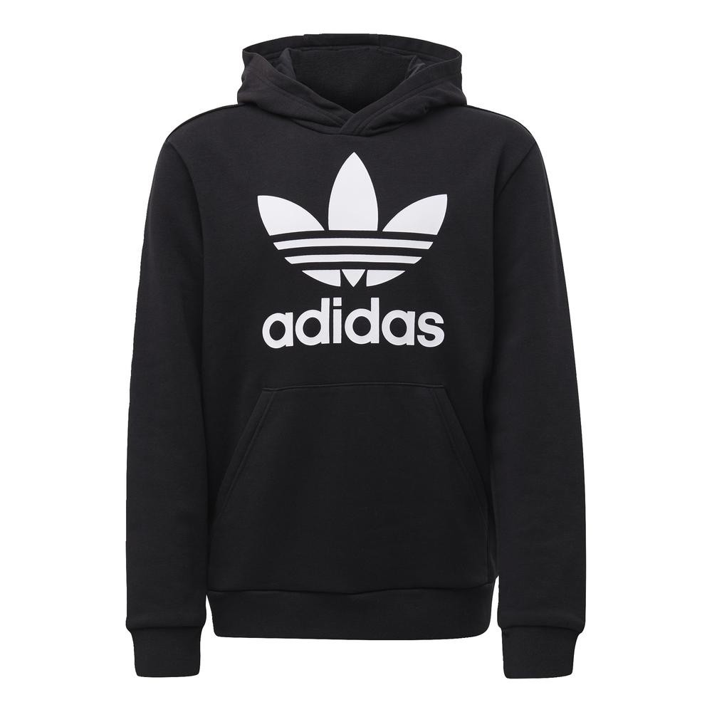 [Mã WABRD12 giảm 150K đơn 1 Triệu] adidas ORIGINALS Unisex trẻ em Trefoil Hoodie Màu đen DV2870