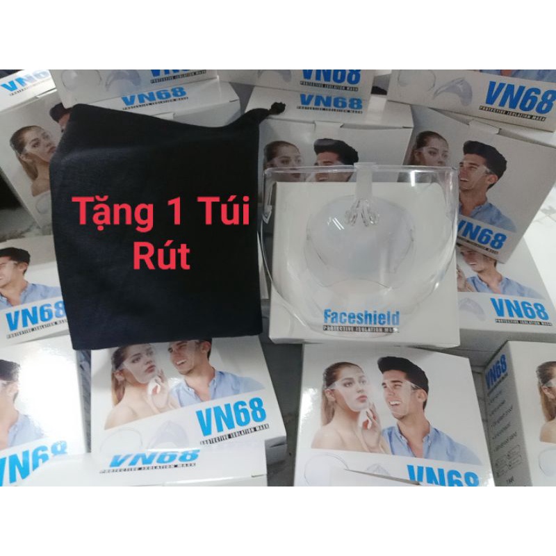 Mắt Kính Faceshield VN68 chống giọt bắn chống bụi bảo vệ mắt - Mặt Nạ Khẩu Trang Trong Suốt