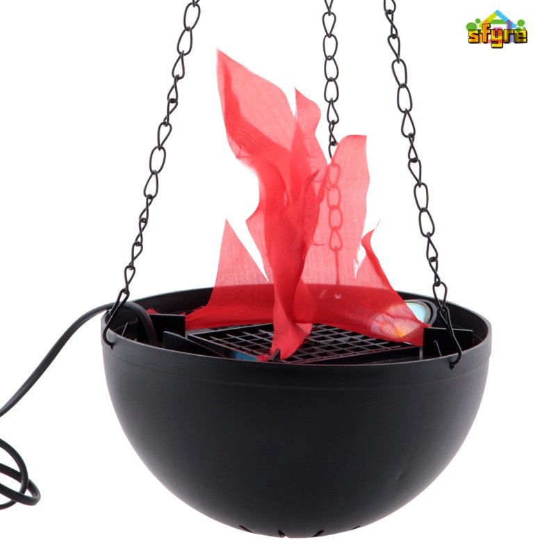 ELECTRONIC Đèn Led Giả Ngọn Lửa 3d Trang Trí Halloween