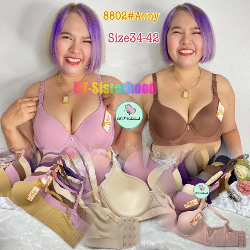 Áo ngực ANNY 8802 Thái Lan dành cho vòng 1 to, cúp D, trơn không mút chống xệ, có gọng cao cấp, LOT STORE
