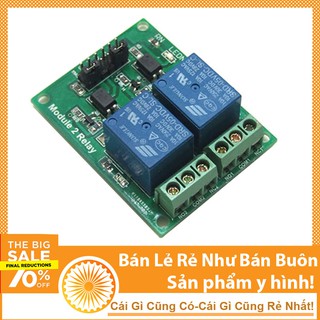 Module Relay 2 kênh Cách Ly Quang Cao Cấp