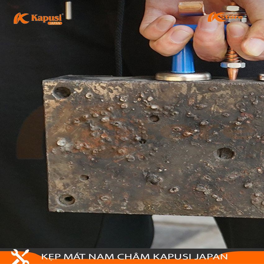 KẸP MÁT NAM CHÂM ĐƠN KAPUSI - KẸP MÁT NAM CHÂM NHẬT BẢN CÔNG SUẤT 500A cao cấp