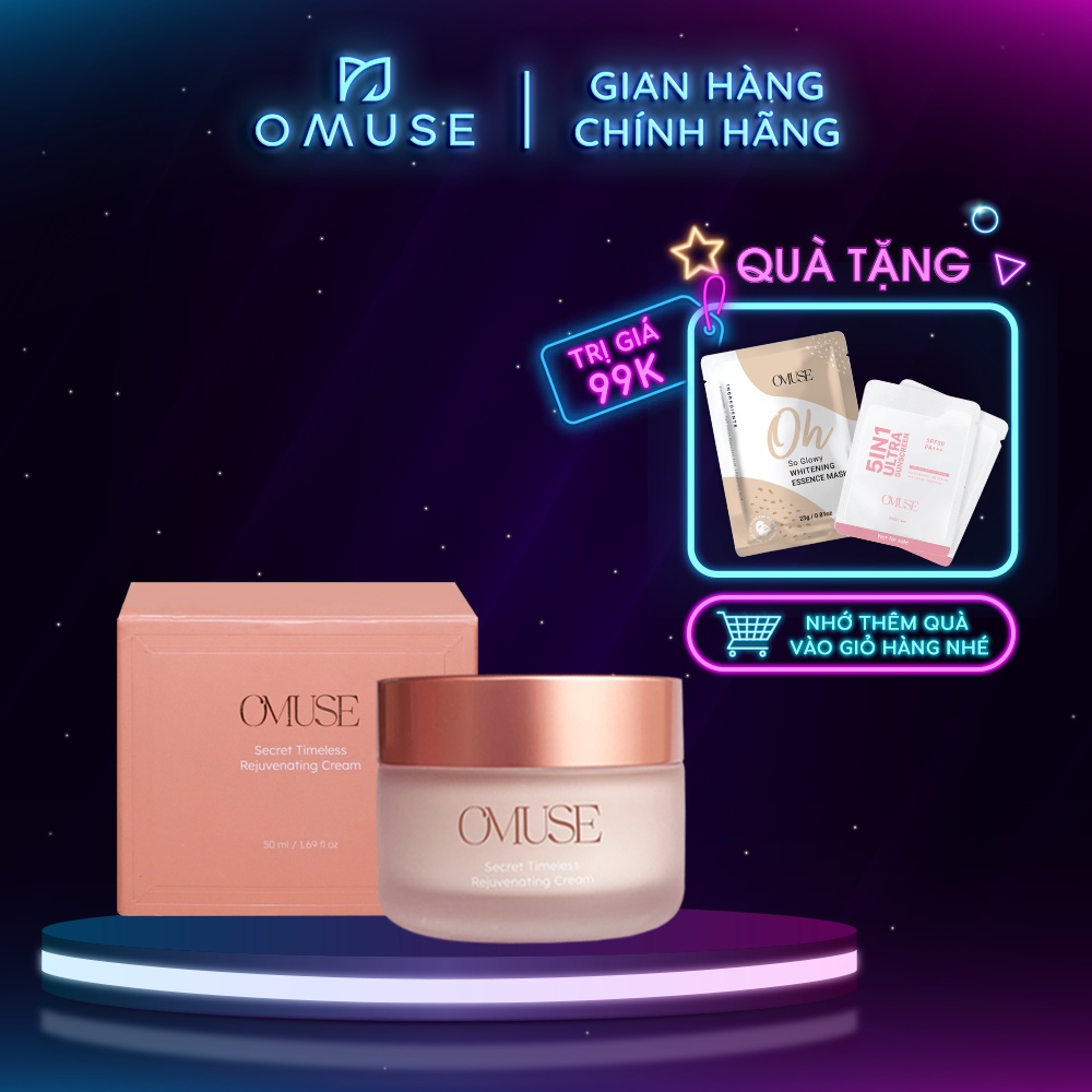 Kem dưỡng da chống lão hóa, tăng sinh collagen và cấp ẩm OMUSE Secret Timeless Rejuvenating Cream 50ml | BigBuy360 - bigbuy360.vn