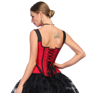 Shapewear stage performance corset top Shoulder strap embroidery pattern waist