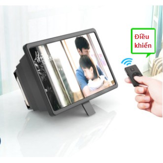 Kính Phóng To Màn Hình Điện Thoại HD, Video 3D, Có Điều Khiển